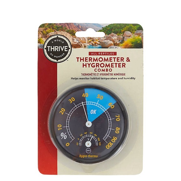 Thrive | New All Reptiles Thermometer & Hygrometer Combo